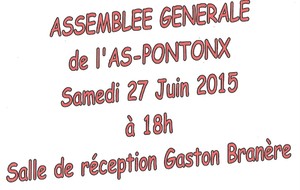 ASSEMBLEE GENERALE de l'AS-PONTONX